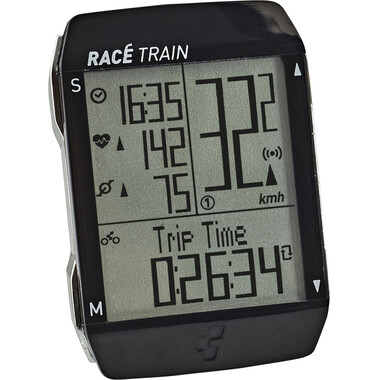Fahrradcomputer kabellos CUBE RACE TRAIN PACK (Herzfrequenzgurt + Sensoren Geschwindigkeit/Trittfrequenz) 0